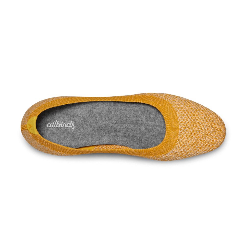 Allbirds Women\'s Tree Breezers - Flats Yellow - ZSY201864